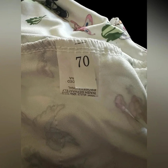 Baby Girl Ruffled Cap Sleeve Romper with Self-tied Headband 2pcs Outfit - Picture 7 of 8